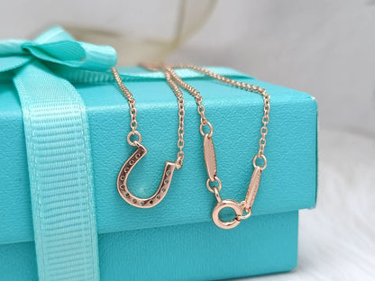 [⭐JeweliWhal]U PEDANT DIAMOND NECKLACE