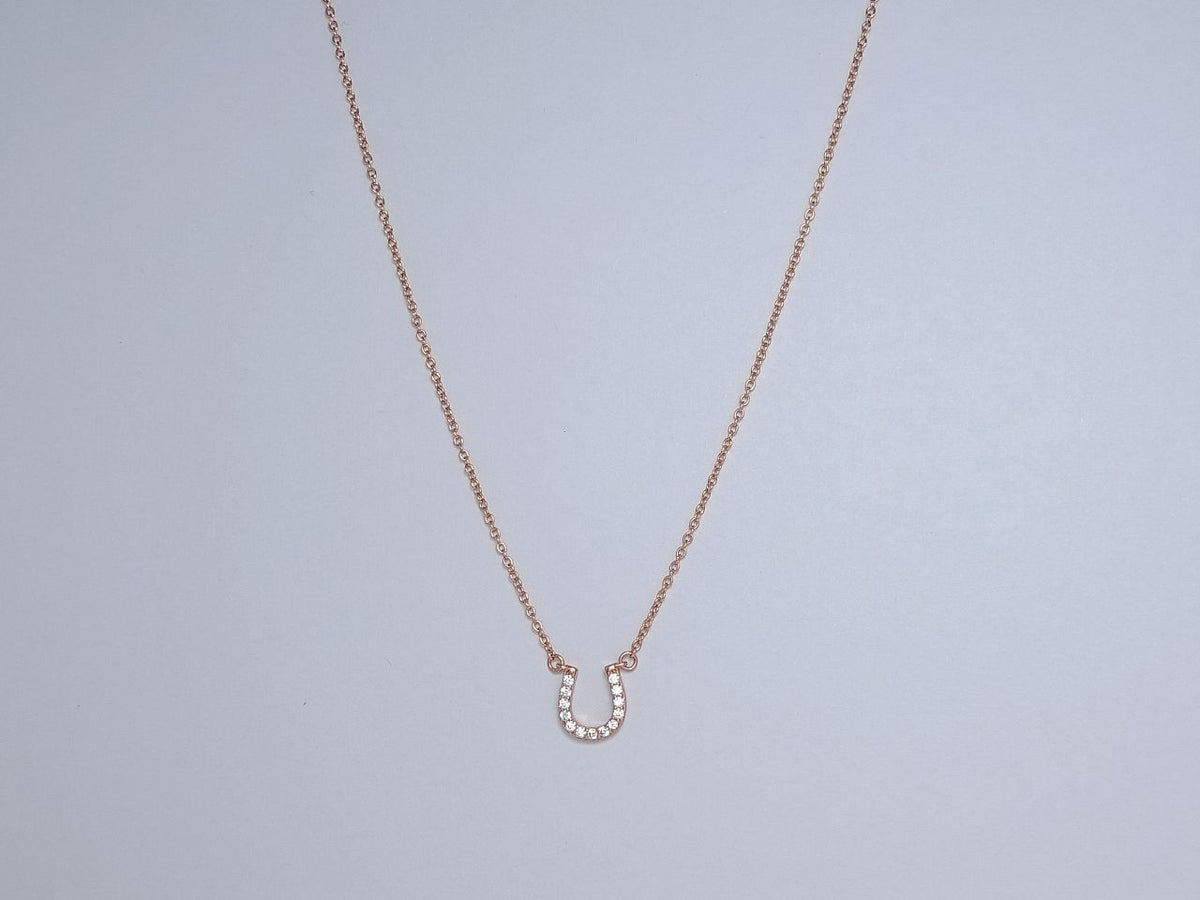 [⭐JeweliWhal]U PEDANT DIAMOND NECKLACE