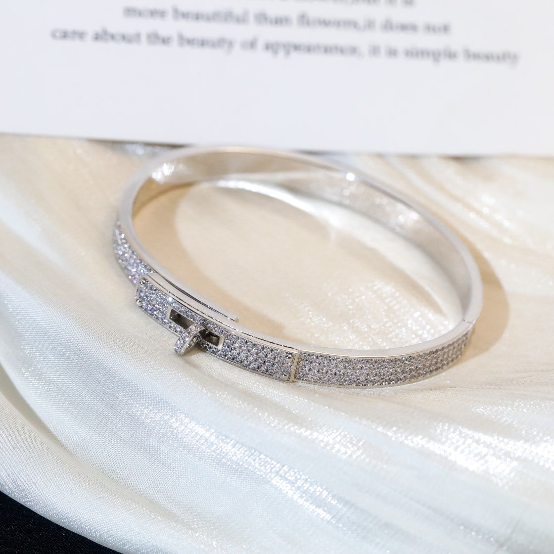 [⭐⭐JeweliWhal]KELLY BRACELET DIAMOND PAVED