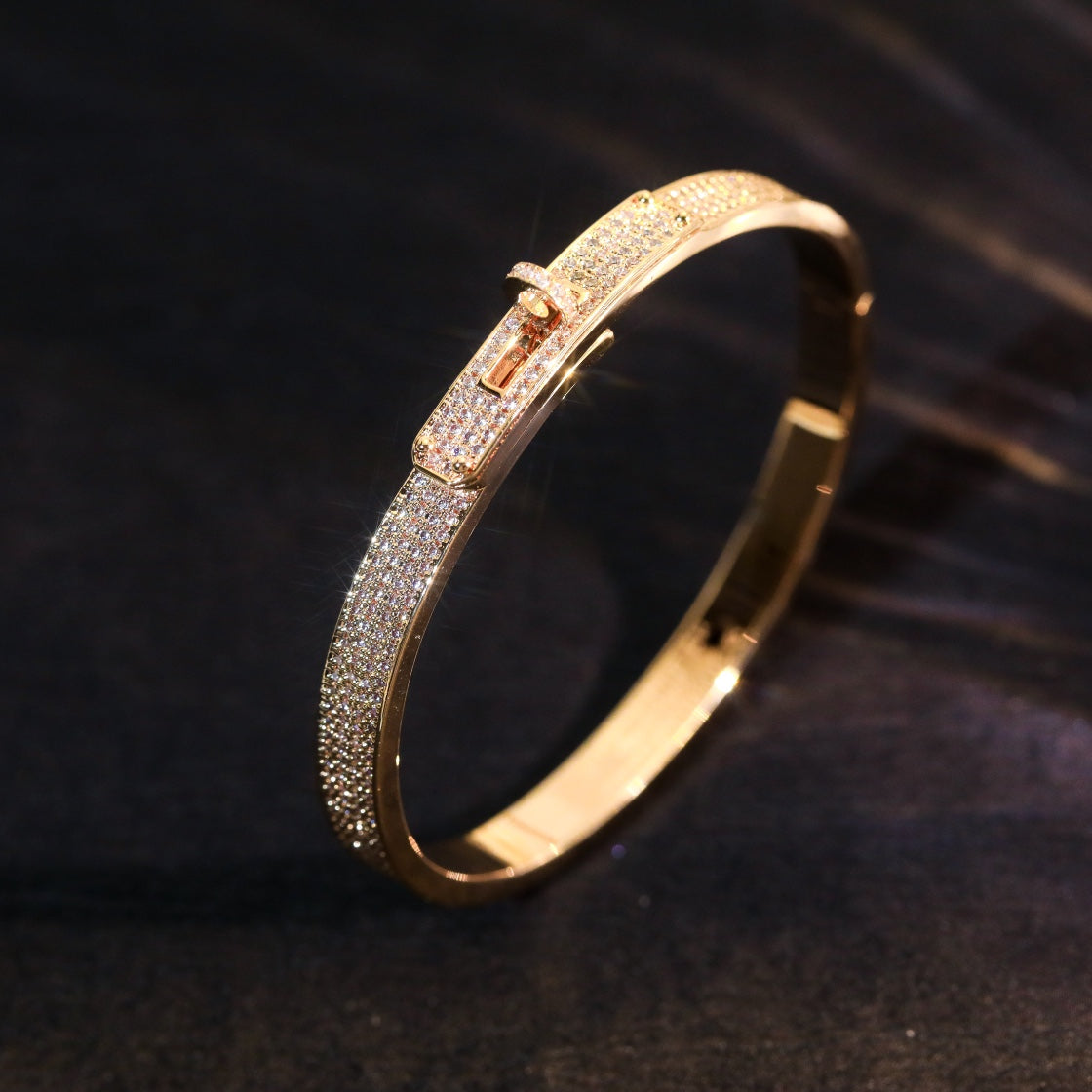 [⭐⭐JeweliWhal]KELLY BRACELET DIAMOND PAVED