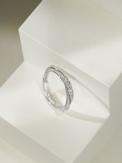 [⭐JeweliWhal]SPIRAL DIAMOND RING
