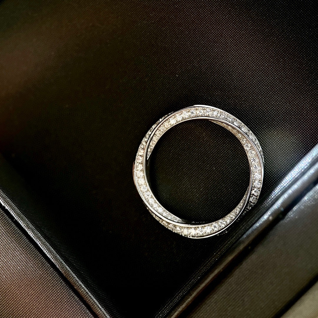 [⭐JeweliWhal]SPIRAL DIAMOND RING