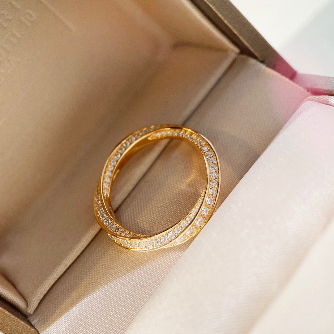 [⭐JeweliWhal]SPIRAL DIAMOND RING