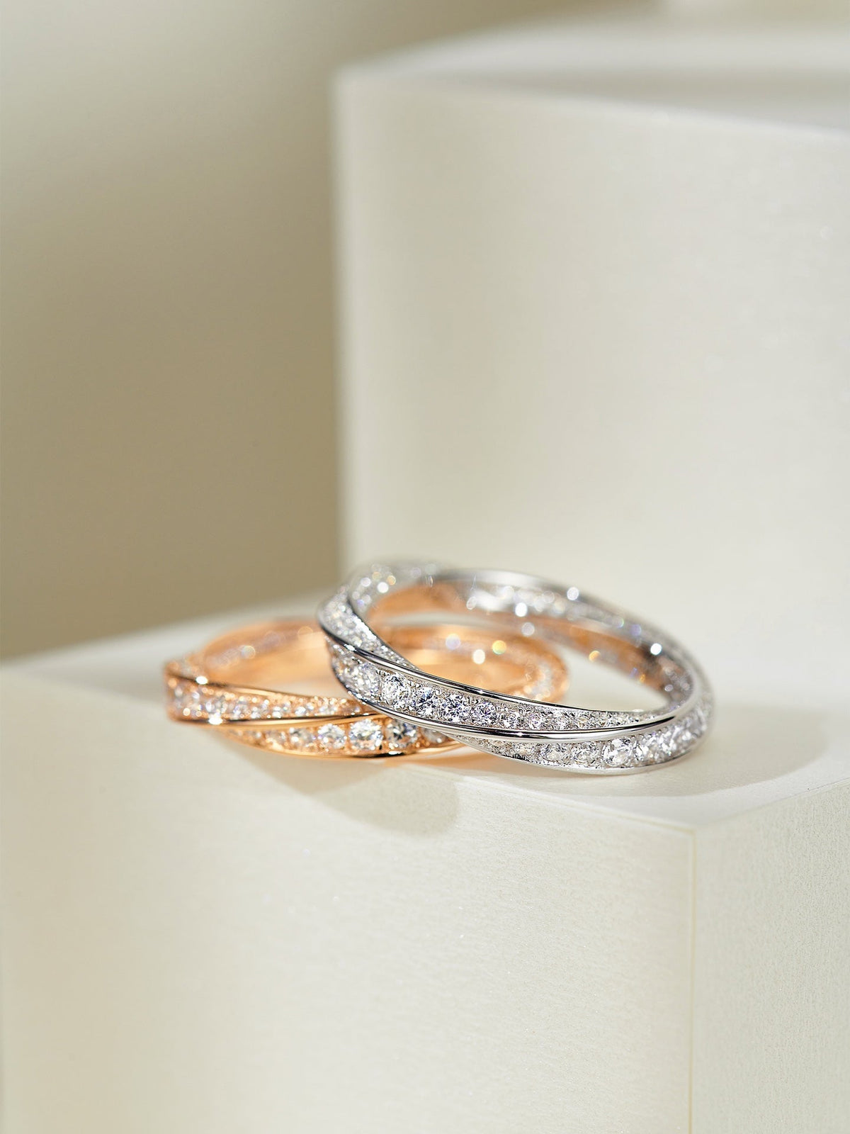 [⭐JeweliWhal]SPIRAL DIAMOND RING