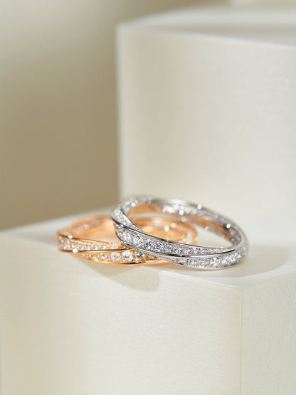 [⭐JeweliWhal]SPIRAL DIAMOND RING