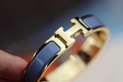 [⭐⭐JeweliWhal]H BRACELET 12MM BLUE GRAY