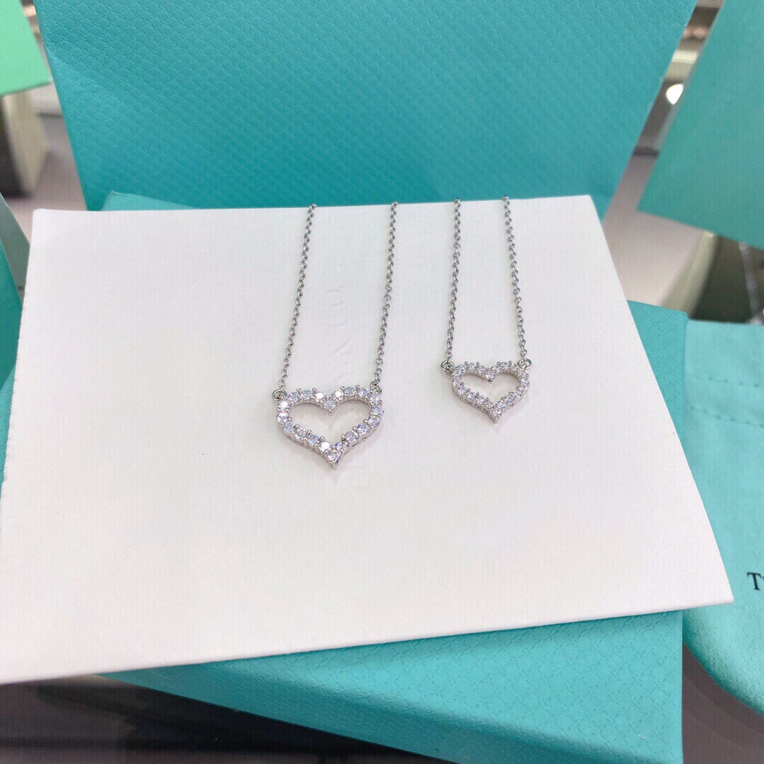 [⭐JeweliWhal]HEART-SHAPED DIAMOND NECKLACE