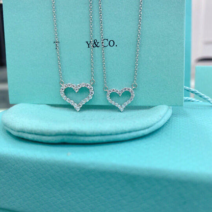 [⭐JeweliWhal]HEART-SHAPED DIAMOND NECKLACE