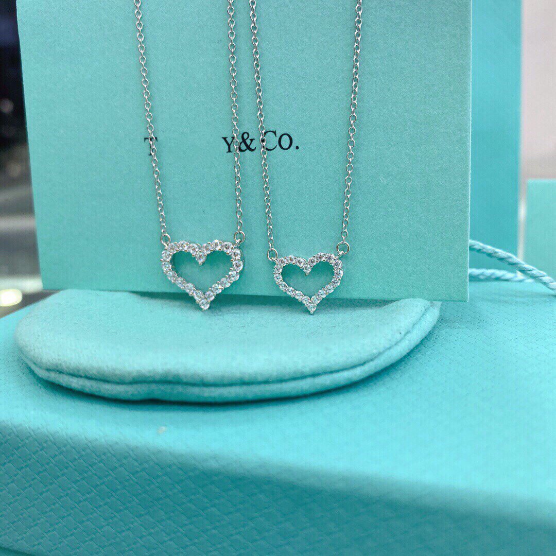 [⭐JeweliWhal]HEART-SHAPED DIAMOND NECKLACE