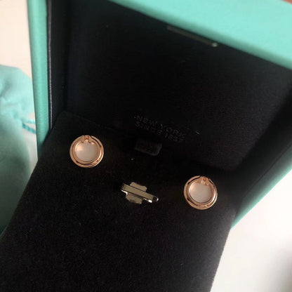 [⭐JeweliWhal]PEARL CIRCLE EARRINGS MOTHER
