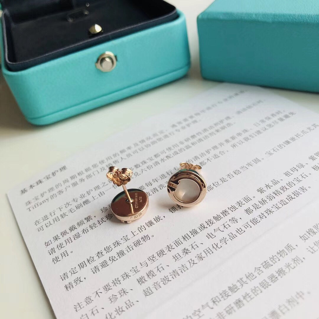 [⭐JeweliWhal]PEARL CIRCLE EARRINGS MOTHER