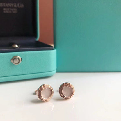 [⭐JeweliWhal]PEARL CIRCLE EARRINGS MOTHER