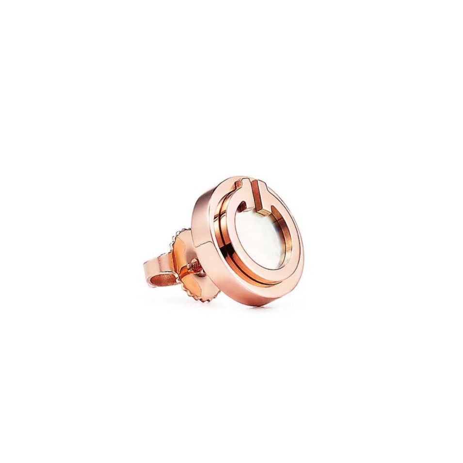 [⭐JeweliWhal]PEARL CIRCLE EARRINGS MOTHER