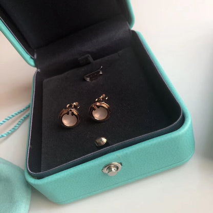 [⭐JeweliWhal]PEARL CIRCLE EARRINGS MOTHER