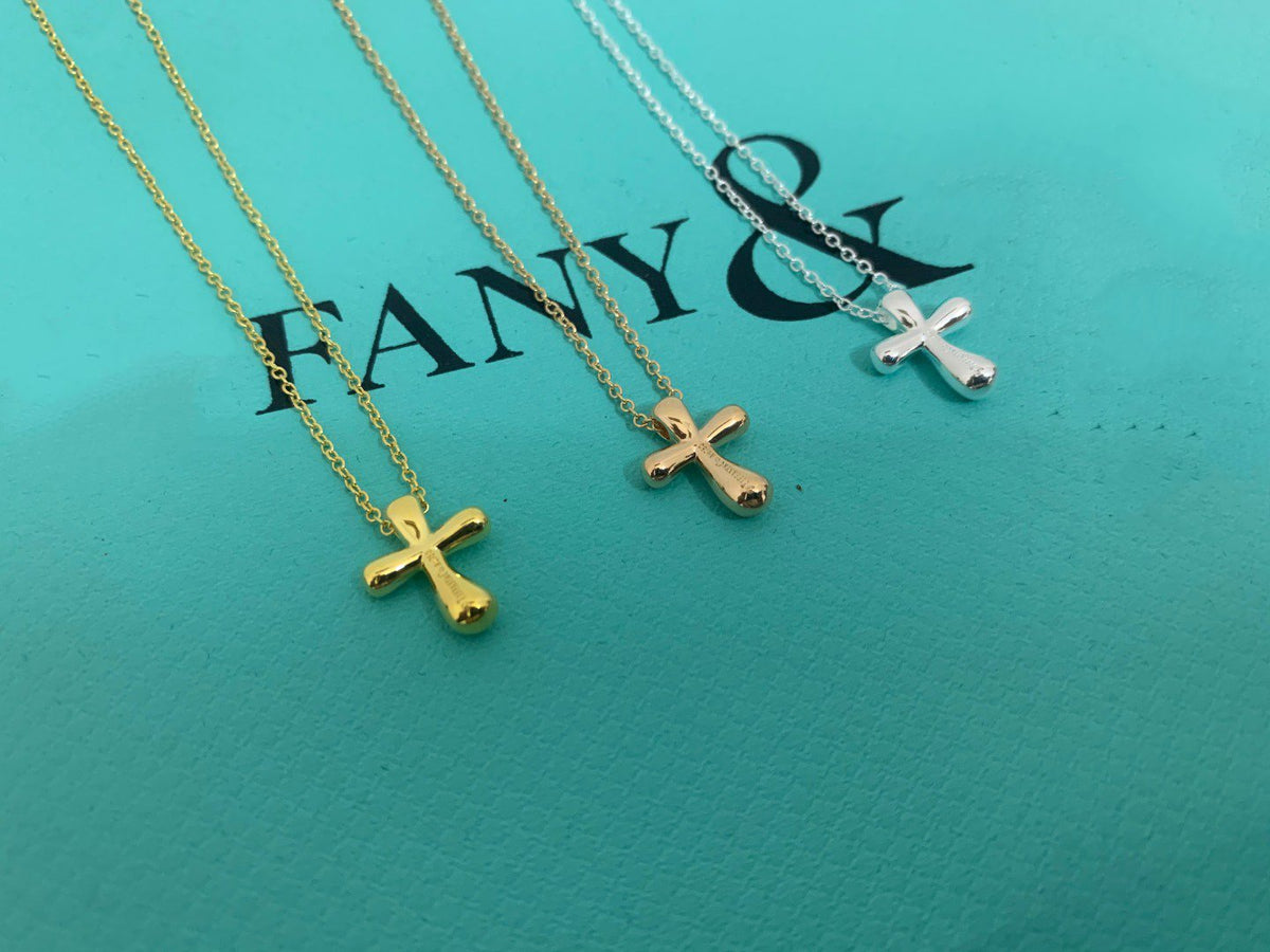 [⭐JeweliWhal]CROSS PENDANT MINI BARE CROSS NECKLACE