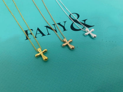 [⭐JeweliWhal]CROSS PENDANT MINI BARE CROSS NECKLACE