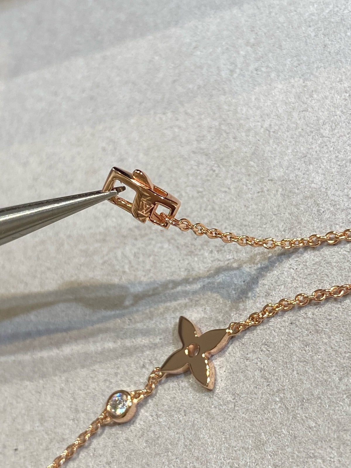[⭐⭐JeweliWhal]STAR DIAMOND PINK GOLD BRACELET