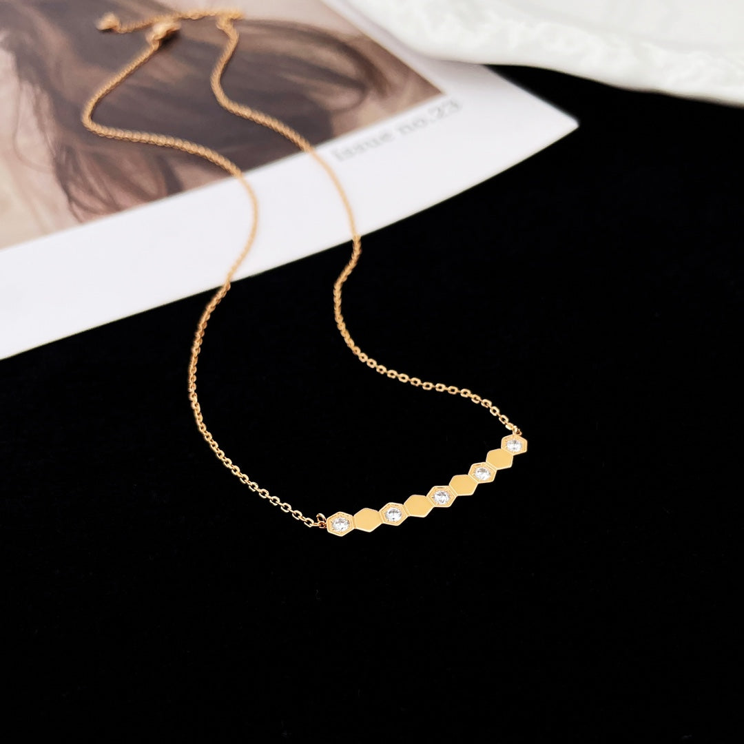 [⭐⭐JeweliWhal]BEE MY LOVE DIAMOND NECKLACE