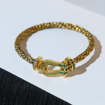 [⭐⭐JeweliWhal]FORCE 10 GOLD GREEN DIAMOND PAVED
