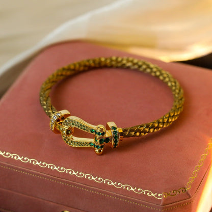[⭐⭐JeweliWhal]FORCE 10 GOLD GREEN DIAMOND PAVED