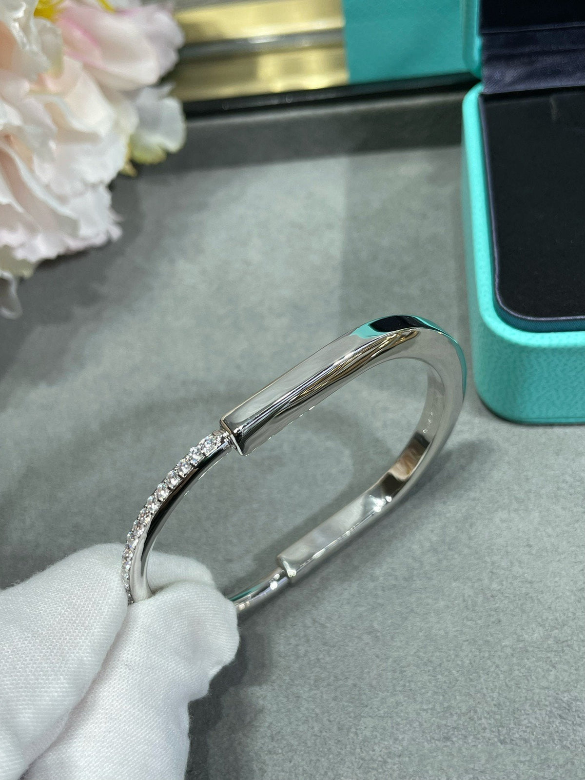 [⭐JeweliWhal]LOCK BRACELET DIAMOND