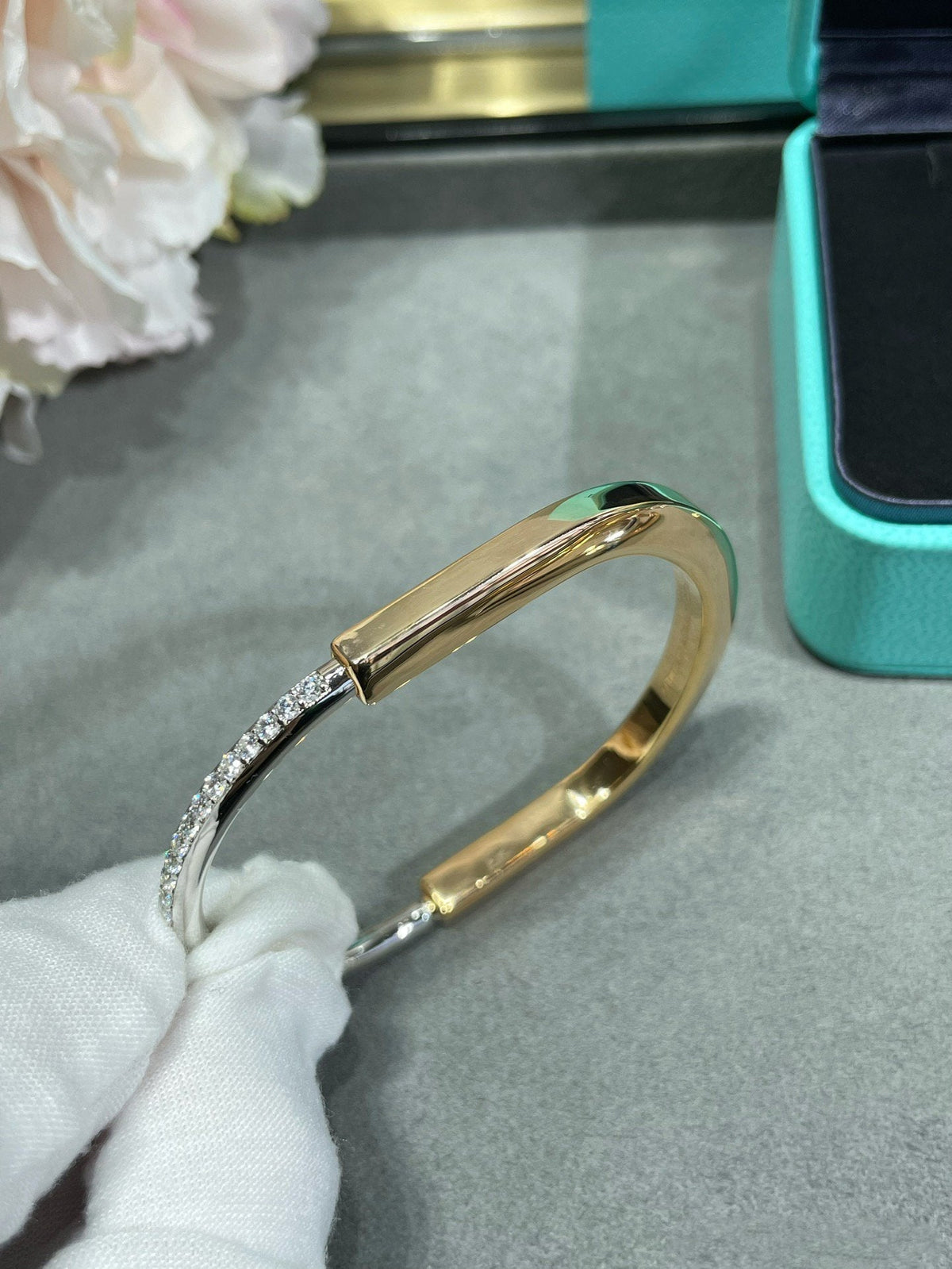 [⭐JeweliWhal]LOCK BRACELET DIAMOND