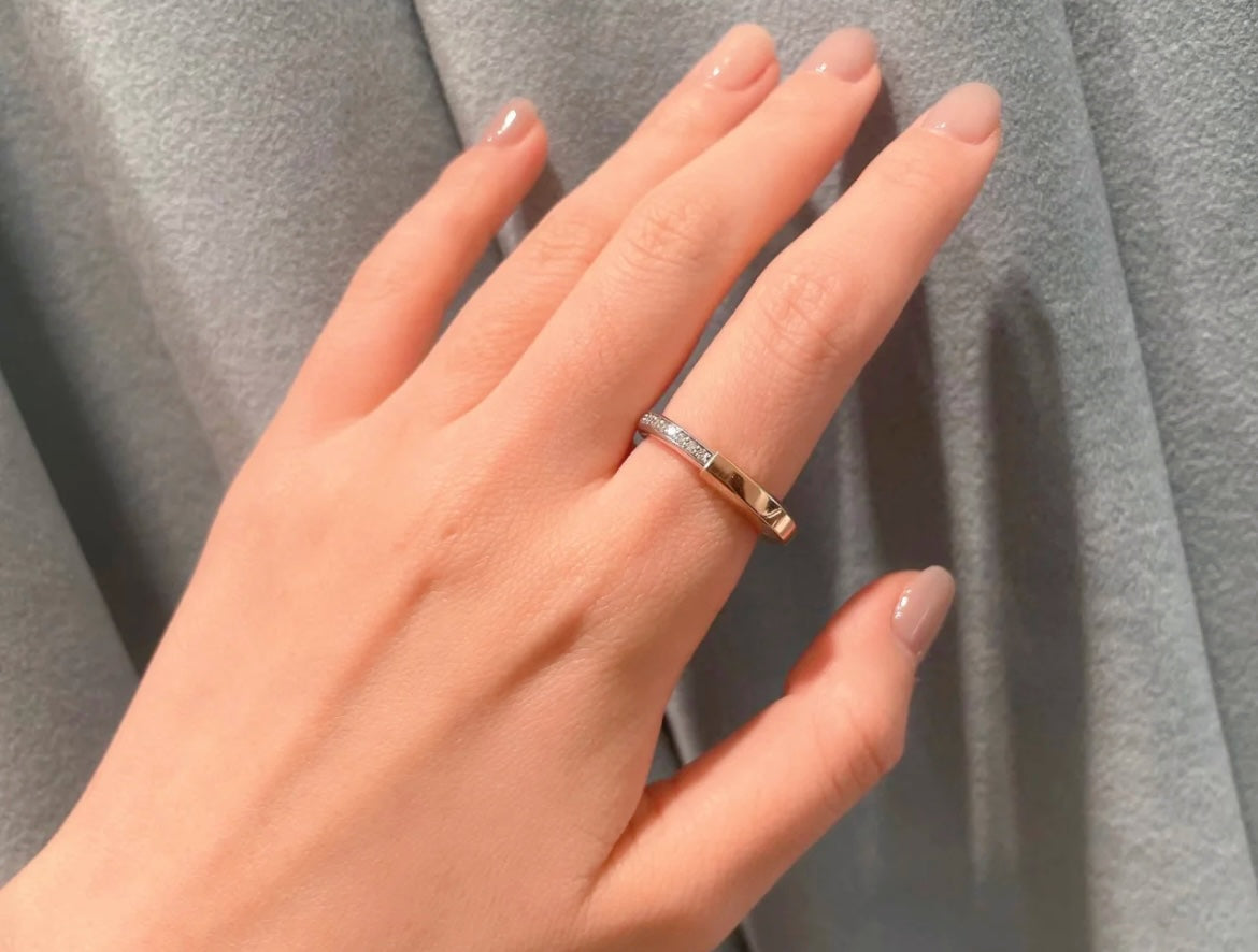 [⭐JeweliWhal]LOCK DIAMOND RING