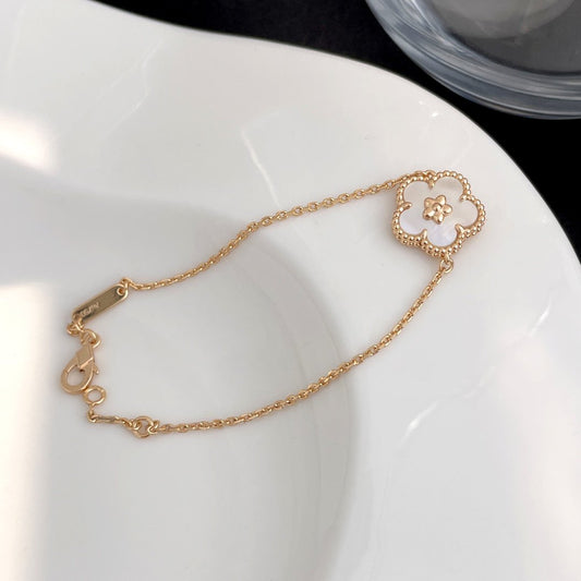 [⭐⭐JeweliWhal]LUCKY SPRING ROSE GOLD MOP BRACELET