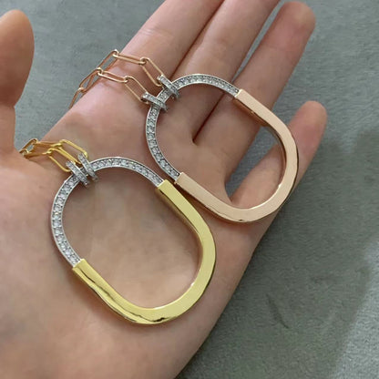 [⭐JeweliWhal]LOCK DIAMOND NECKLACE