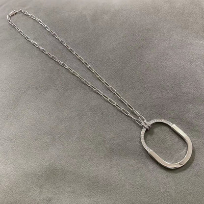 [⭐JeweliWhal]LOCK DIAMOND NECKLACE