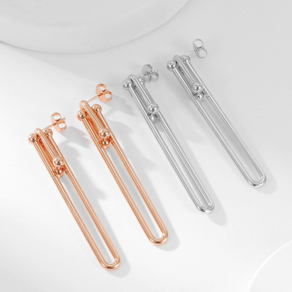[⭐JeweliWhal]HARDWEAR LONG DROP EARRINGS