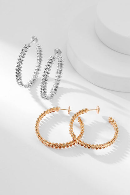 [⭐⭐JeweliWhal]CLASH HOOP EARRINGS