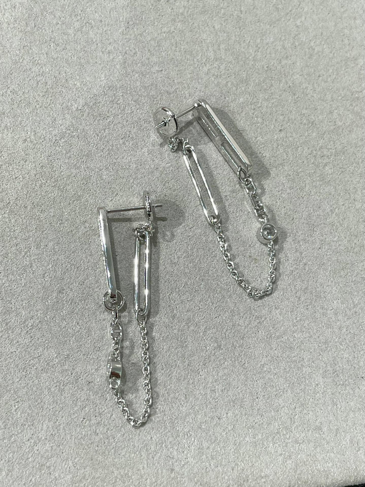 [⭐⭐JeweliWhal]CHAINE CHAOS DIAMOND DROP EARRINGS