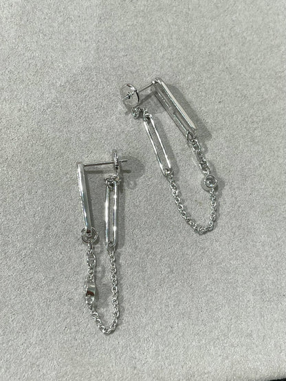 [⭐⭐JeweliWhal]CHAINE CHAOS DIAMOND DROP EARRINGS