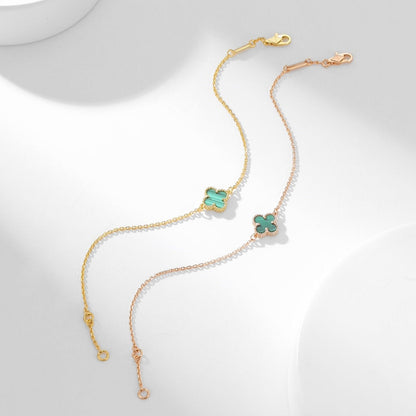 [⭐⭐JeweliWhal]CLOVER BRACELET MALACHITE 1 MOTIF