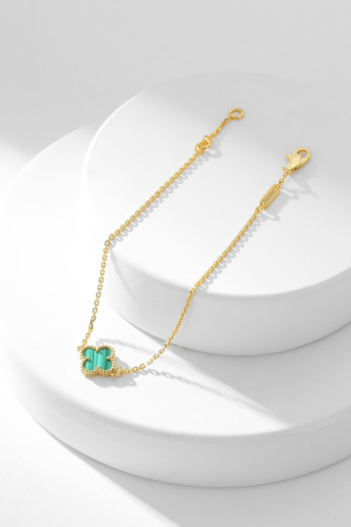 [⭐⭐JeweliWhal]CLOVER BRACELET MALACHITE 1 MOTIF