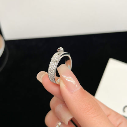 [⭐⭐JeweliWhal]KELLY SILVER DIAMOND RING