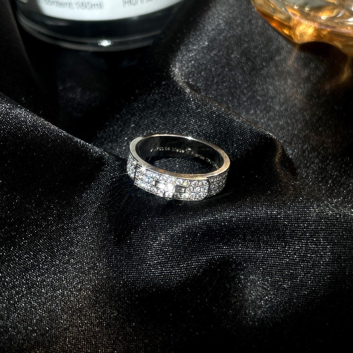 [⭐⭐JeweliWhal]KELLY SILVER DIAMOND RING