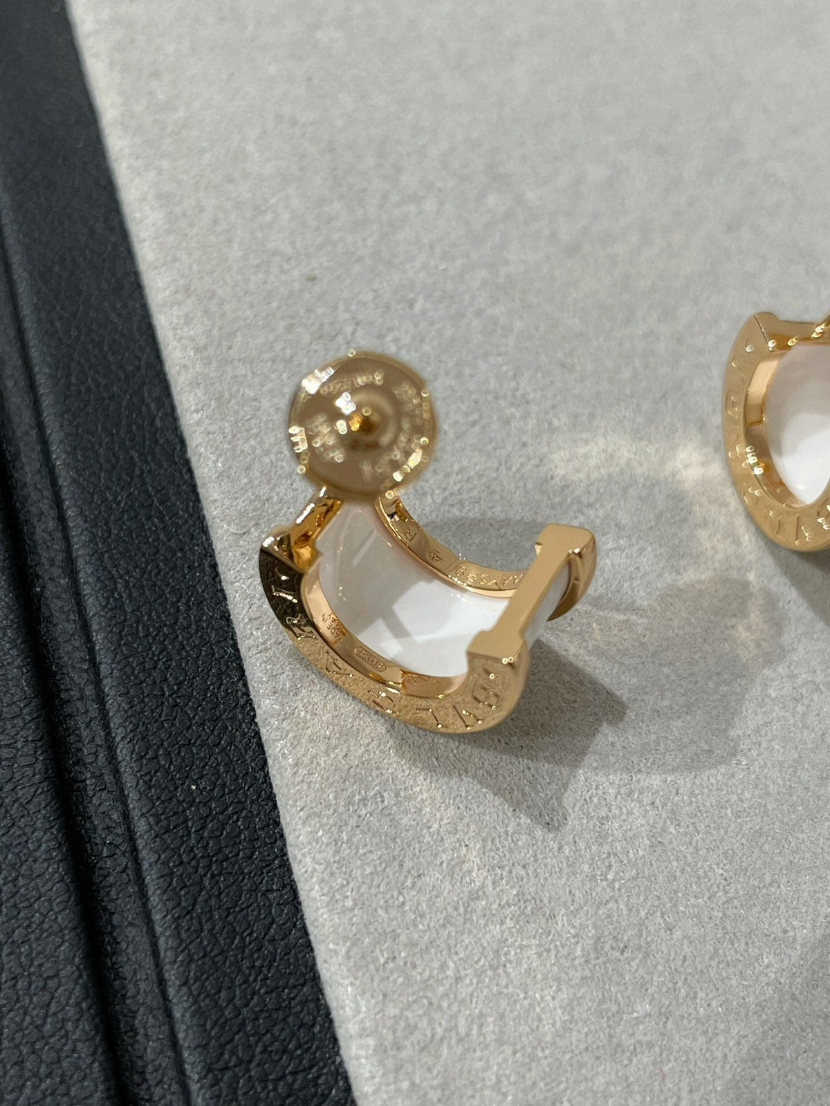 [⭐⭐JeweliWhal]ZERO 1 PINK GOLD CERAMIC EARRINGS