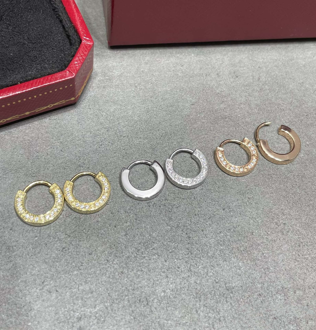 [⭐⭐JeweliWhal]ラブダイヤモンドピアス