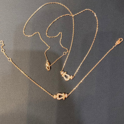 [⭐⭐JeweliWhal]FORCE 10 DIAMOND PINK GOLD NECKLACE MINI MODEL