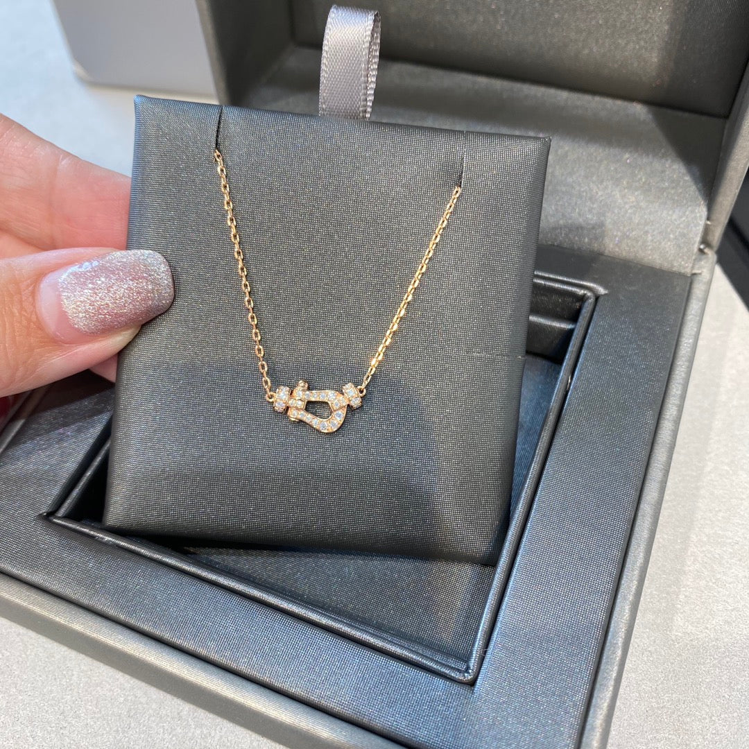 [⭐⭐JeweliWhal]FORCE 10 DIAMOND PINK GOLD NECKLACE MINI MODEL