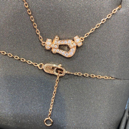 [⭐⭐JeweliWhal]FORCE 10 DIAMOND PINK GOLD NECKLACE MINI MODEL