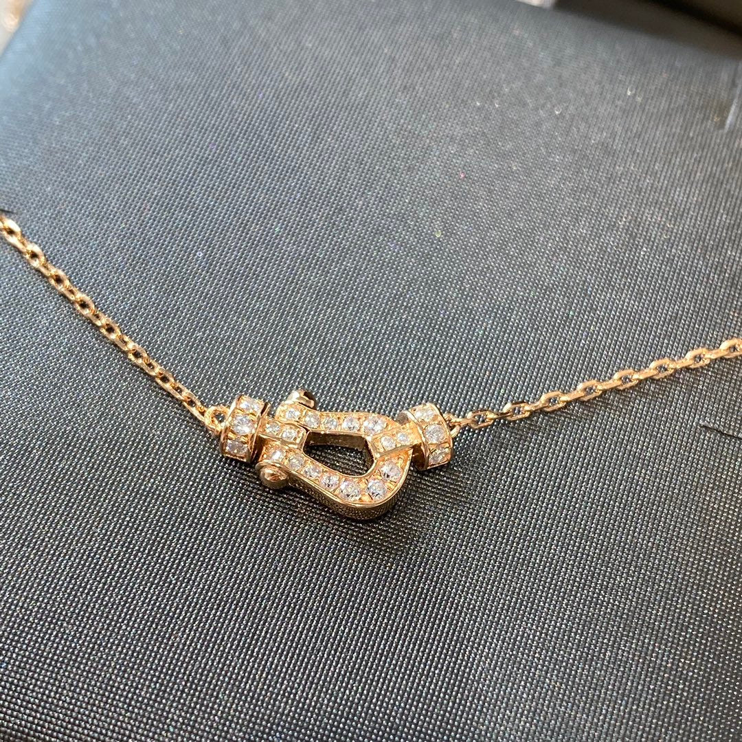 [⭐⭐JeweliWhal]FORCE 10 DIAMOND PINK GOLD NECKLACE MINI MODEL