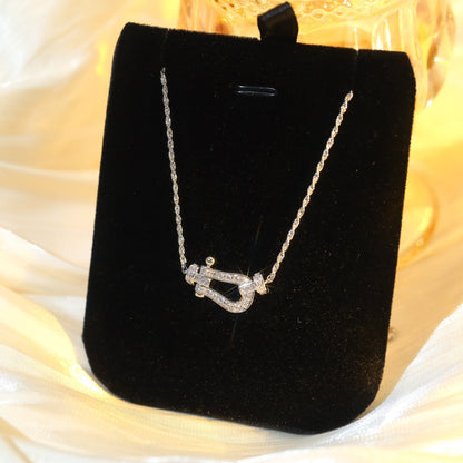 [⭐⭐JeweliWhal]FORCE 10 DIAMOND SILVER NECKLACE MINI MODEL