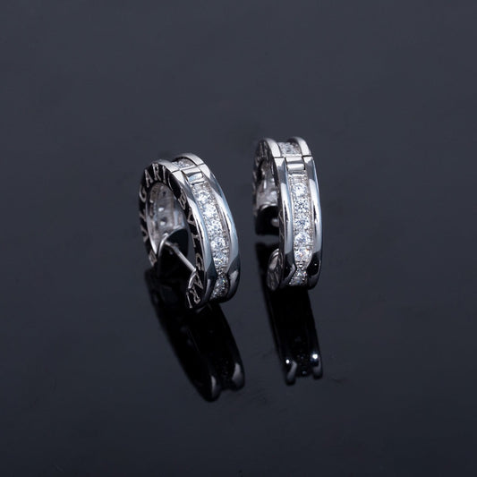 [⭐⭐JeweliWhal]ZERO 1 MINI SILVER DIAMOND EARRINGS