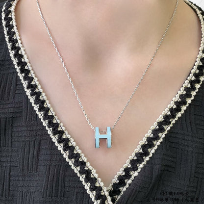 [⭐⭐JeweliWhal]POP H SKY BLUE NECKLACE