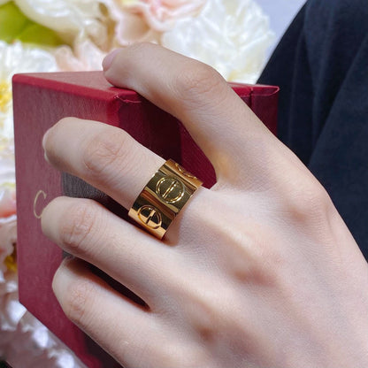 [⭐⭐JeweliWhal]LOVE 11MM LARGE RING
