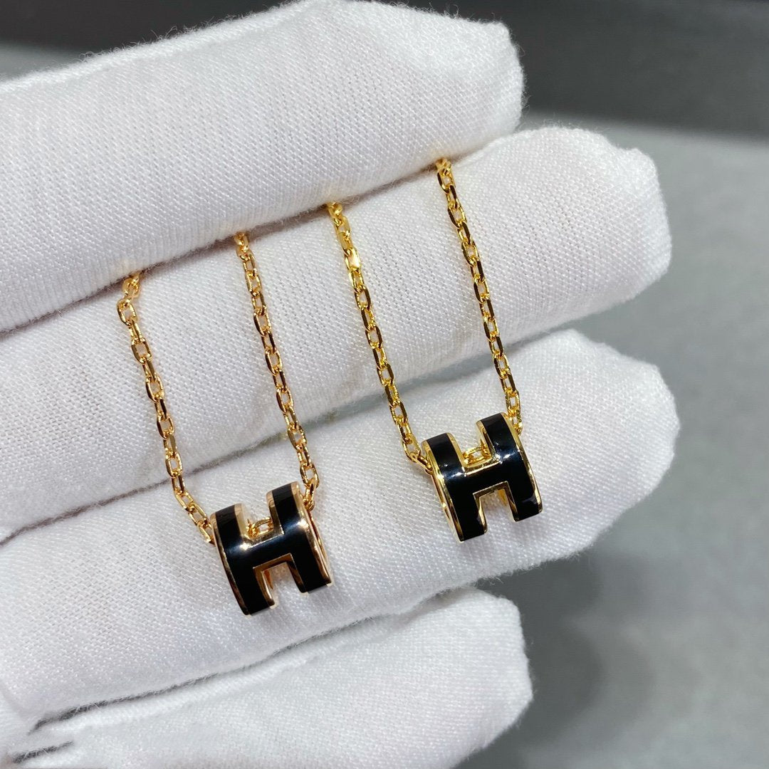 [⭐⭐JeweliWhal]MINI POP H NECKLACE