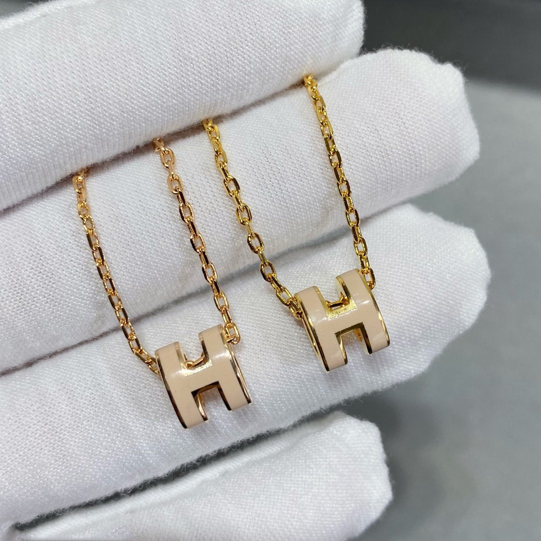 [⭐⭐JeweliWhal]MINI POP H NECKLACE